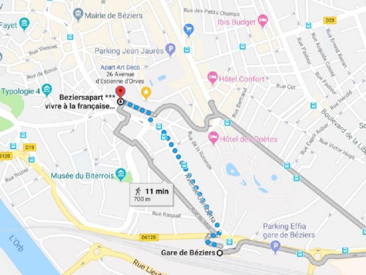 Duplex - Confort & Charme Béziers Eksteriør bilde